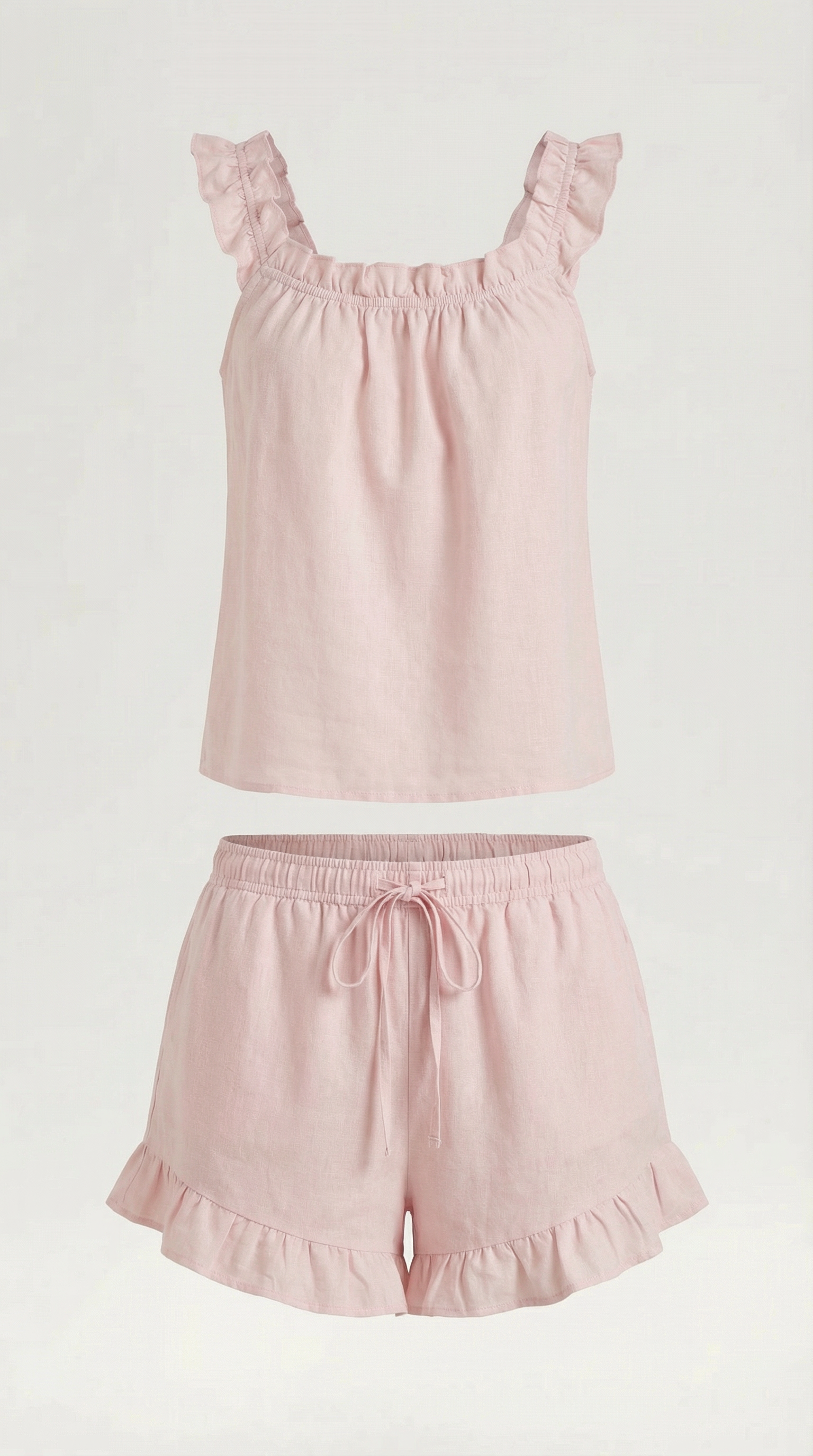 Helen Ruffled Cotton Set