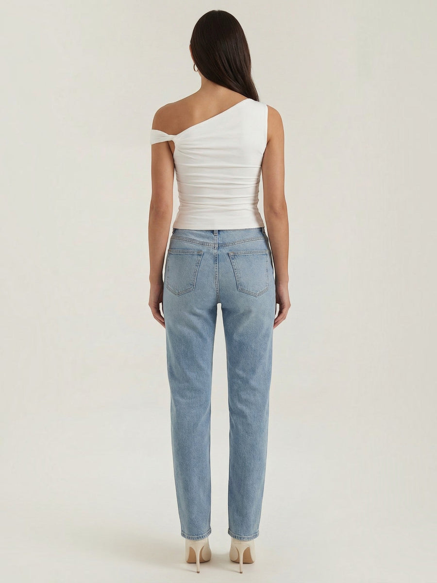 Celia One Shoulder Twist Top