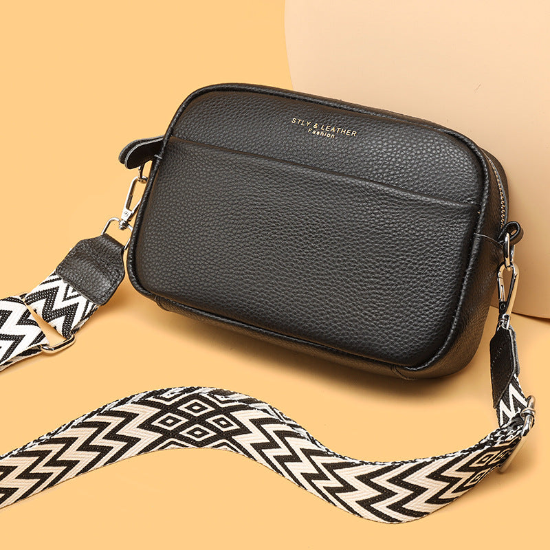 Ciara Small Crossbody Bag with Zigzag Strap