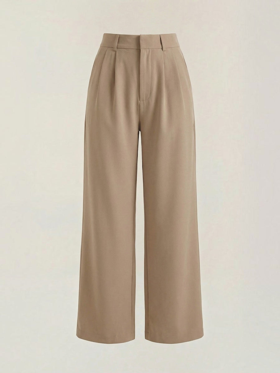 Emma Pleated High Waisted Wide Leg Pants