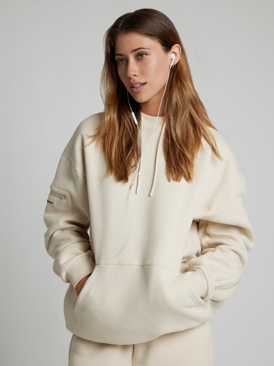 Wiebke Airplane Mode Travel Hoodie with Eye Mask