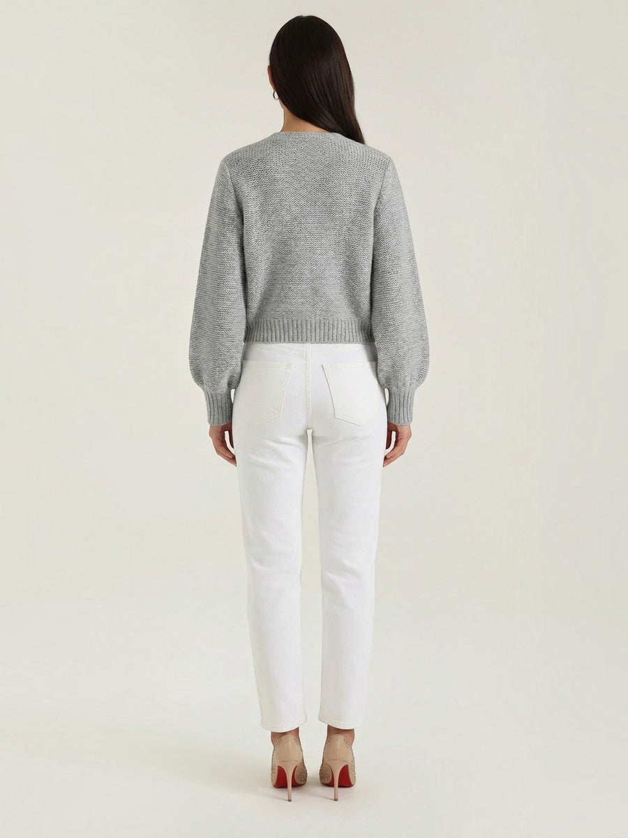 Cynthia Bow Tie Knit Cardigan
