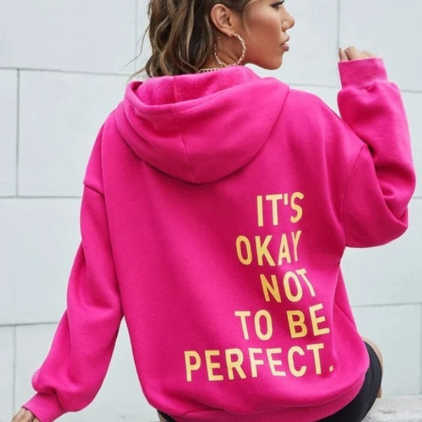 Jule Back Slogan Hoodie