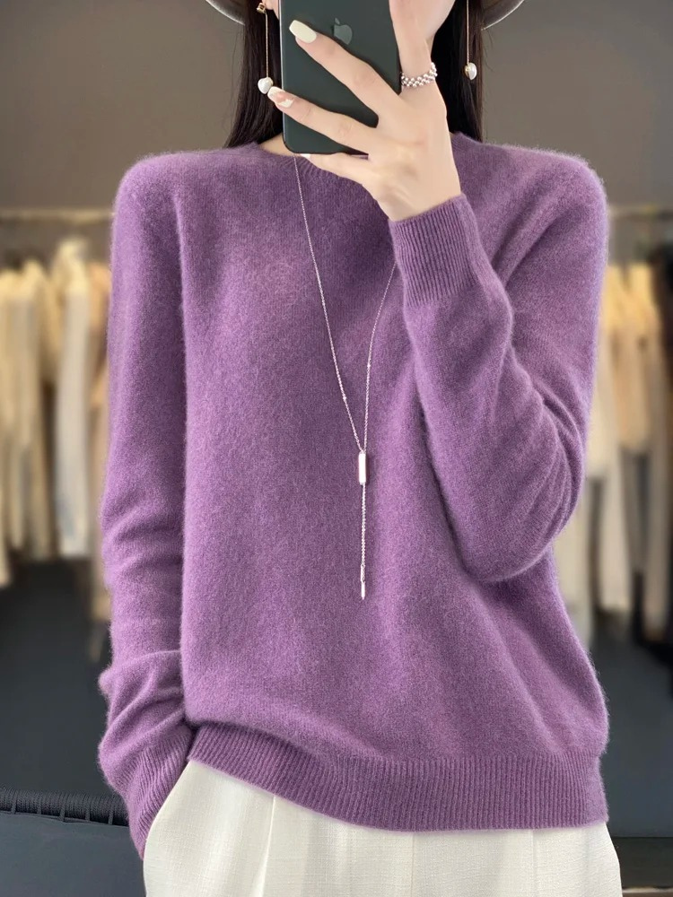 Ilka Classic Crew Neck Knit Sweater