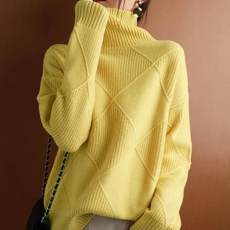 Raphaela Cashmere Turtleneck Sweater