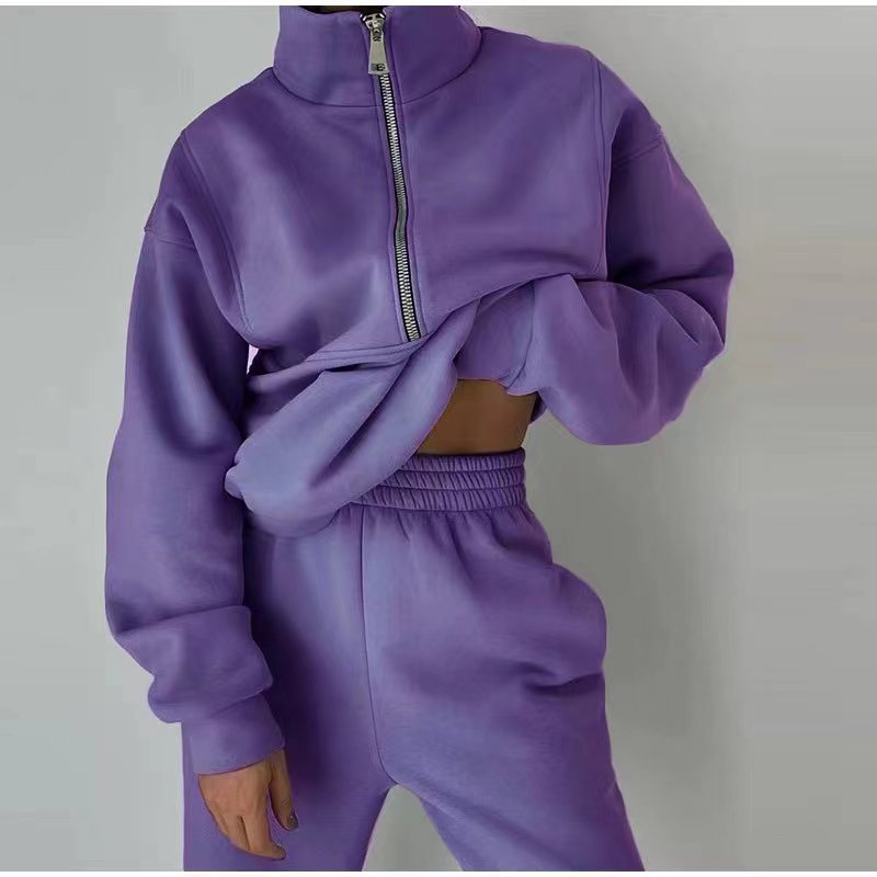 Solange Oversized Half Zip Tracksuit Set