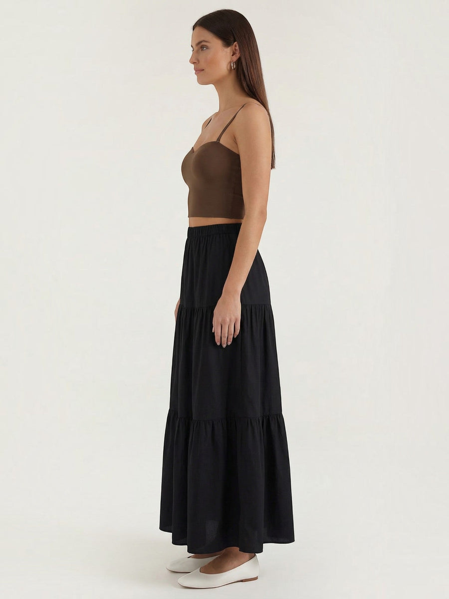 Guinevere Sweetheart Neck Crop Top