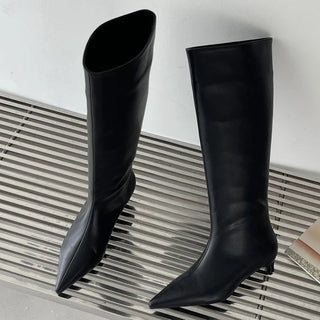 Rosette - Knee-high boots - Pointed toe