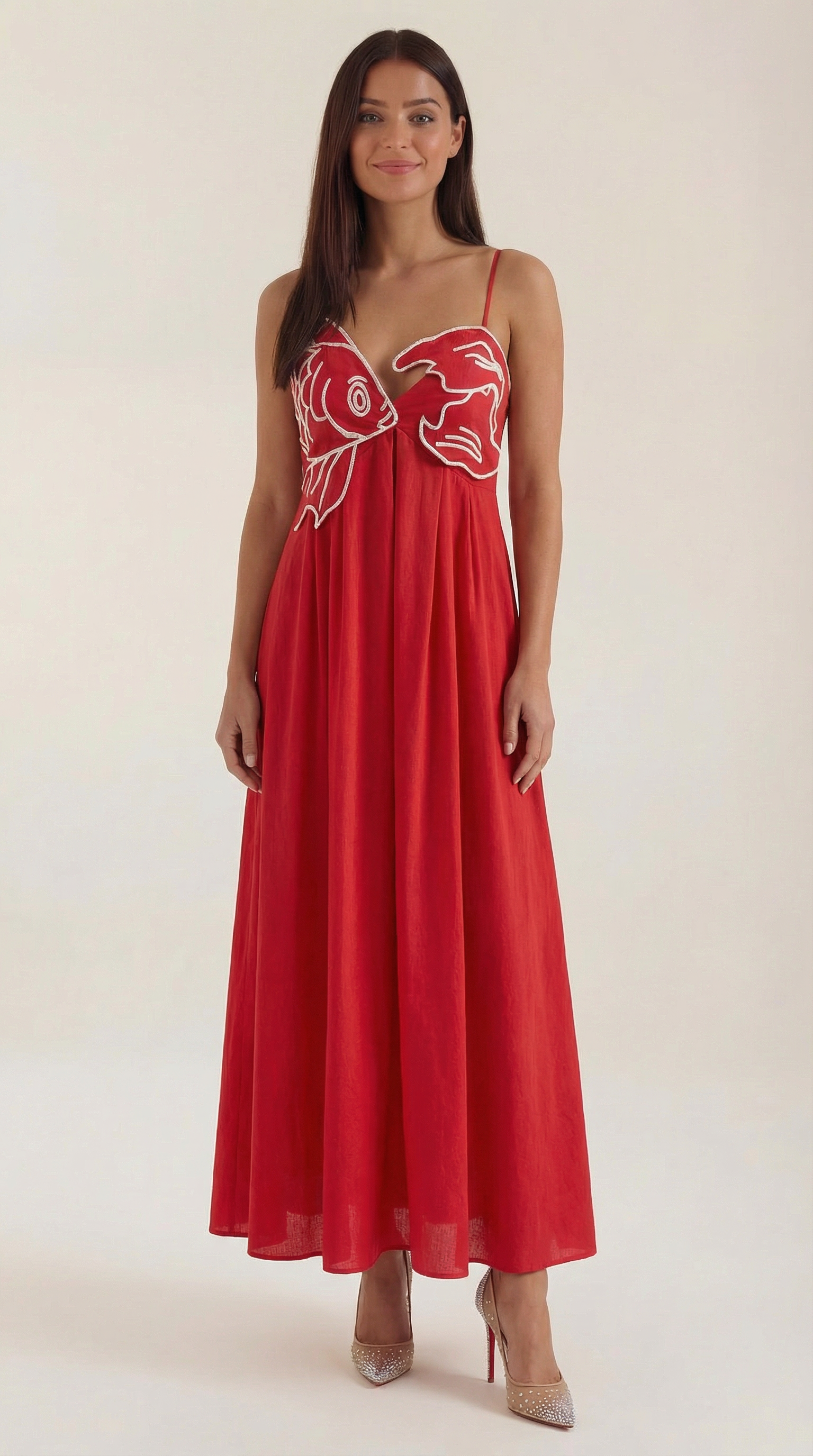 Deborah Embroidered Maxi Dress