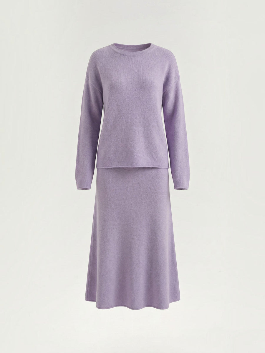 Amy Knit Sweater and Midi Skirt Set