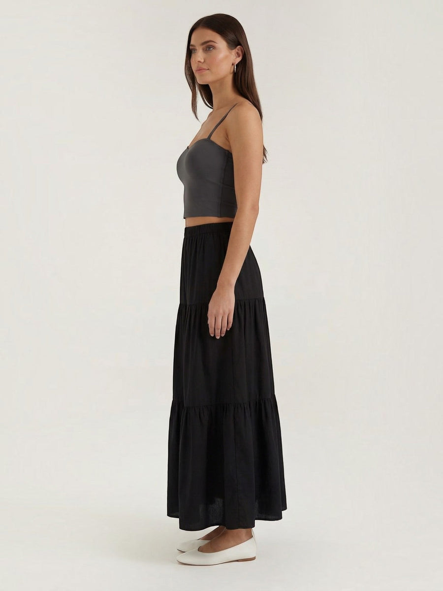 Guinevere Sweetheart Neck Crop Top