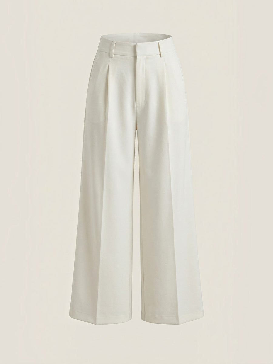 Emma Pleated High Waisted Wide Leg Pants