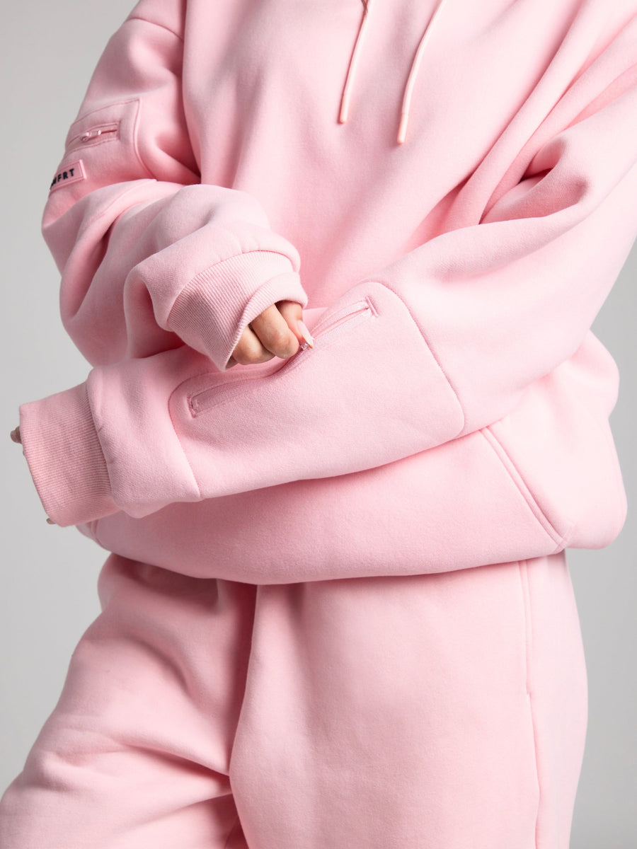 Wiebke Airplane Mode Travel Hoodie with Eye Mask
