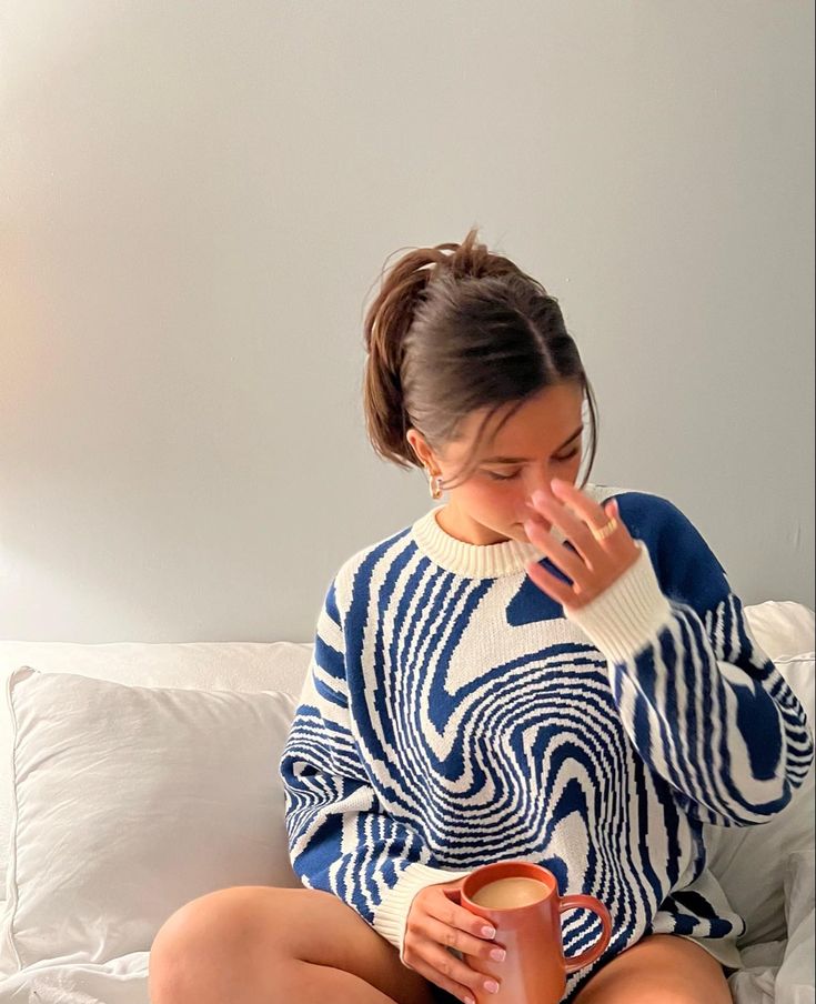 Thyra Swirl Knit Sweater