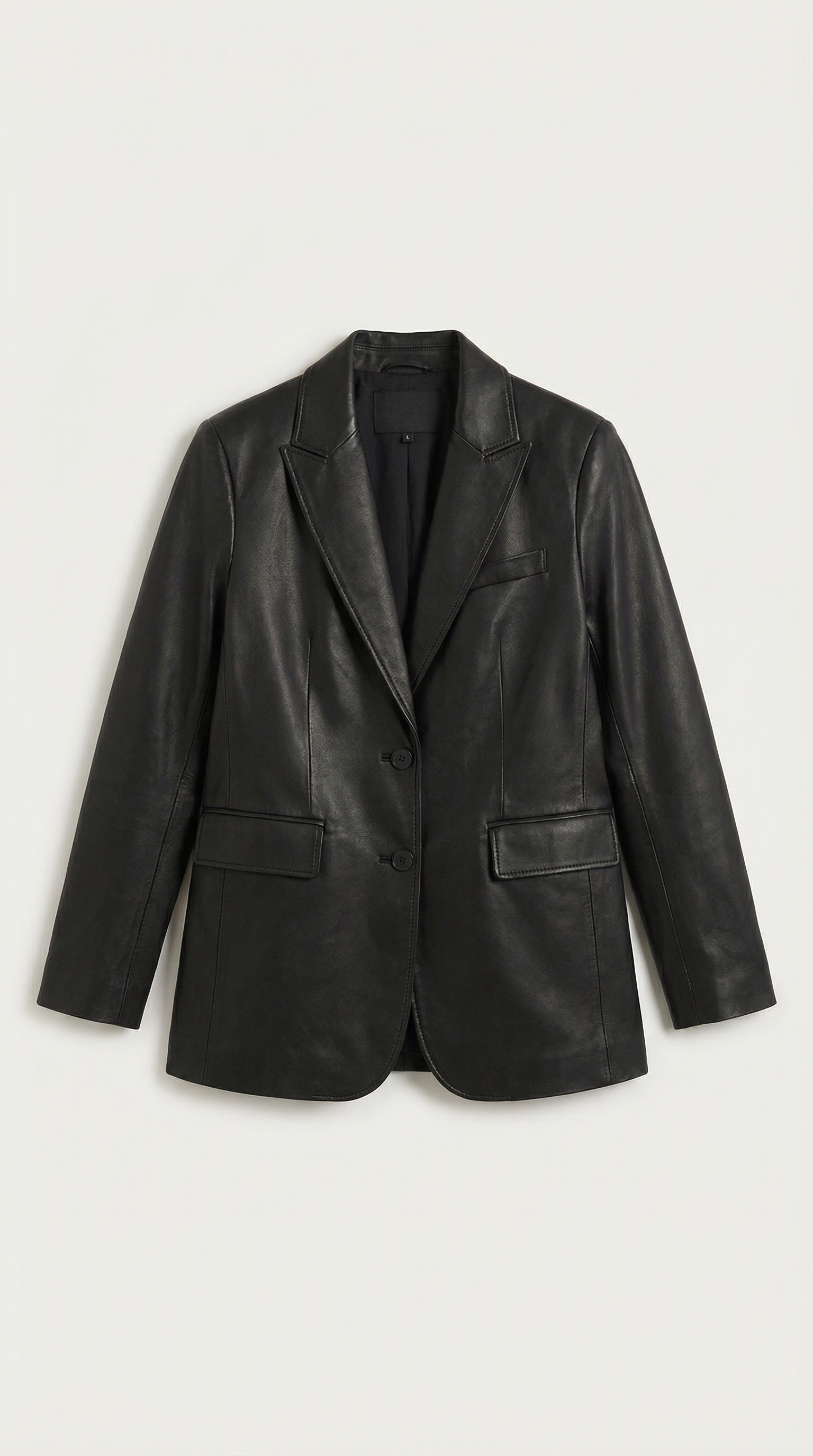 Catherine Oversized Leather Blazer