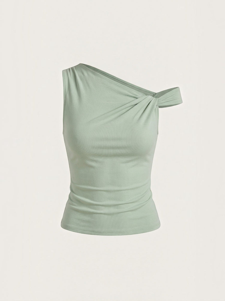 Celia One Shoulder Twist Top