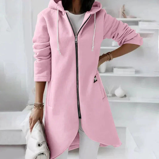 Juna Longline Zip Up Hoodie