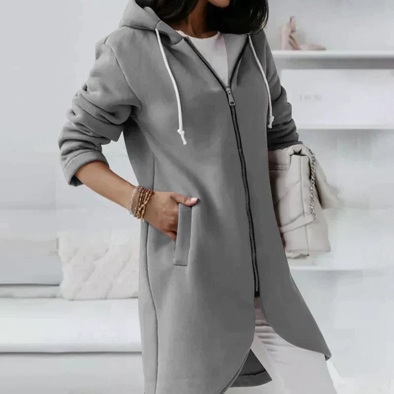 Juna Longline Zip Up Hoodie