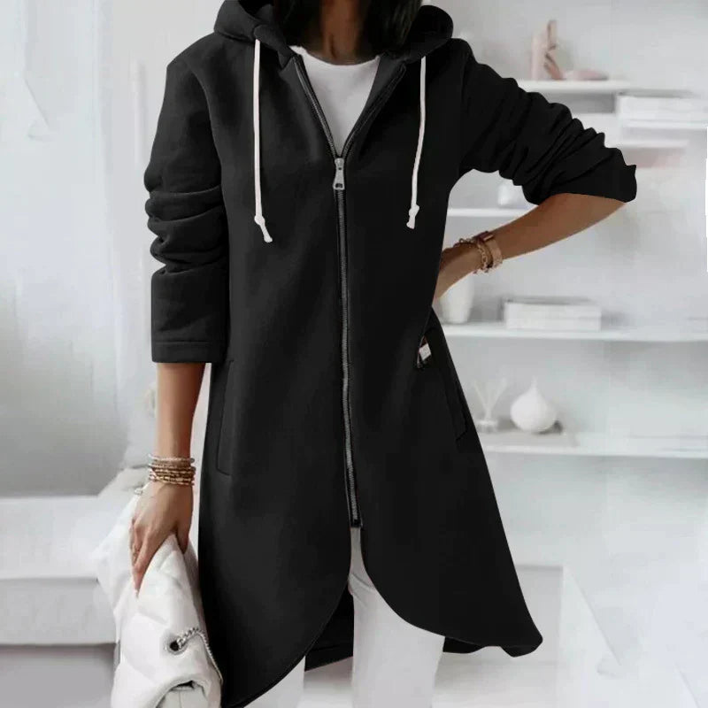 Juna Longline Zip Up Hoodie