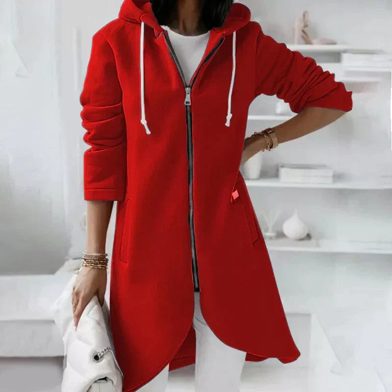 Juna Longline Zip Up Hoodie