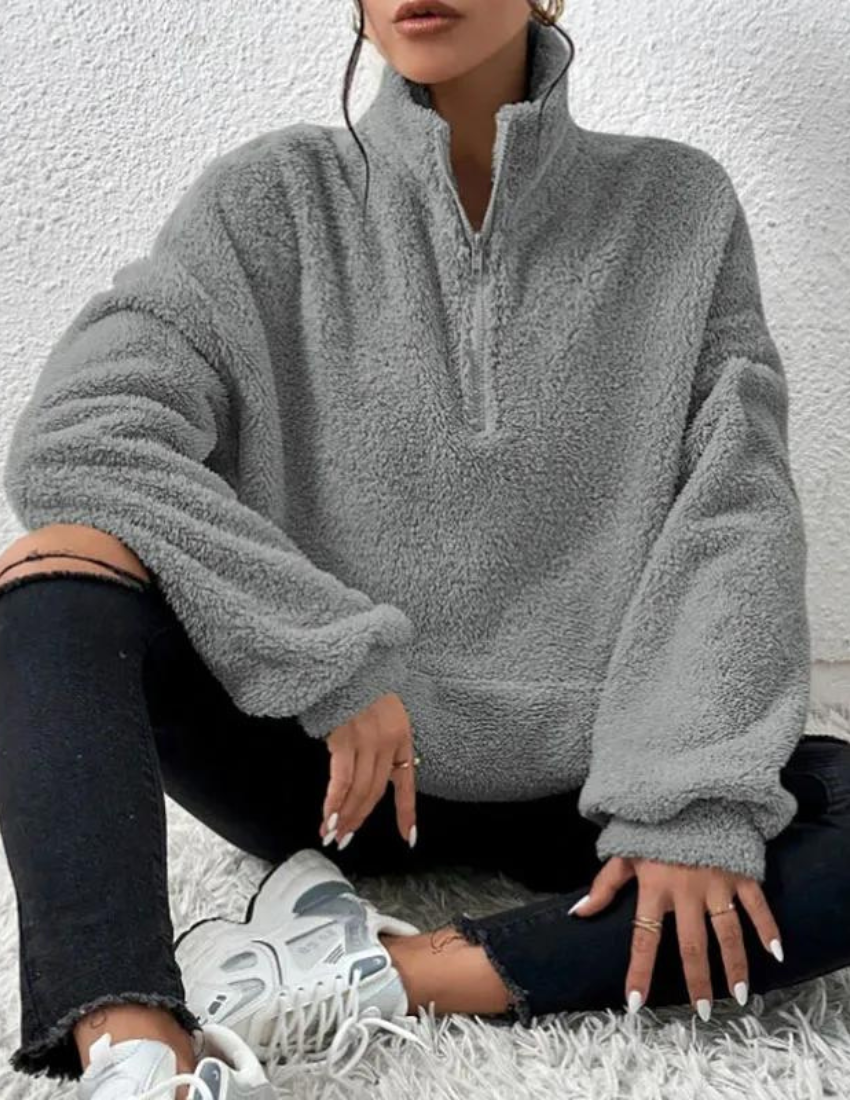 Elfrida Warm Fleece Winter Sweater