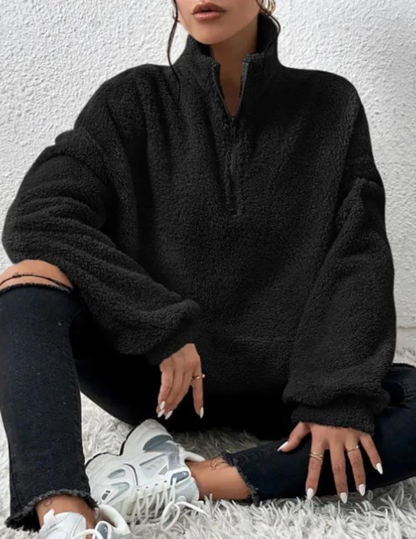 Elfrida Warm Fleece Winter Sweater