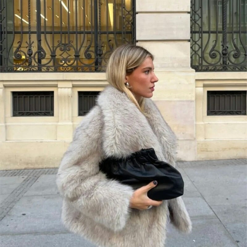 Brigida Faux Fur Coat