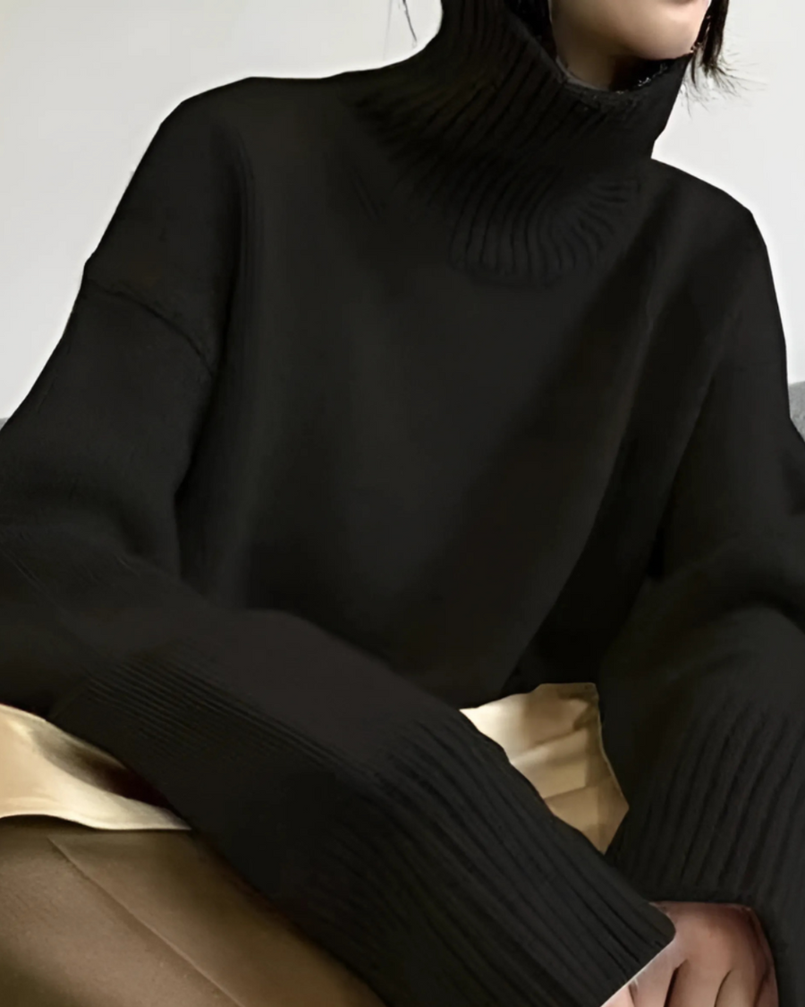 Nives Soft Turtleneck Top