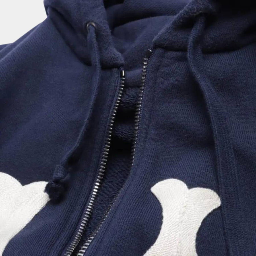 Tamsyn Plush Embroidered Oversized Hoodie