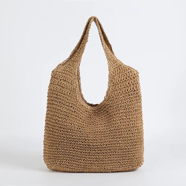 Vesna Woven Slouchy Hobo Bag