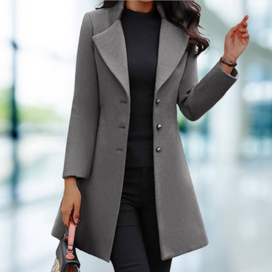 Galatea Elegant Long Lapel Coat