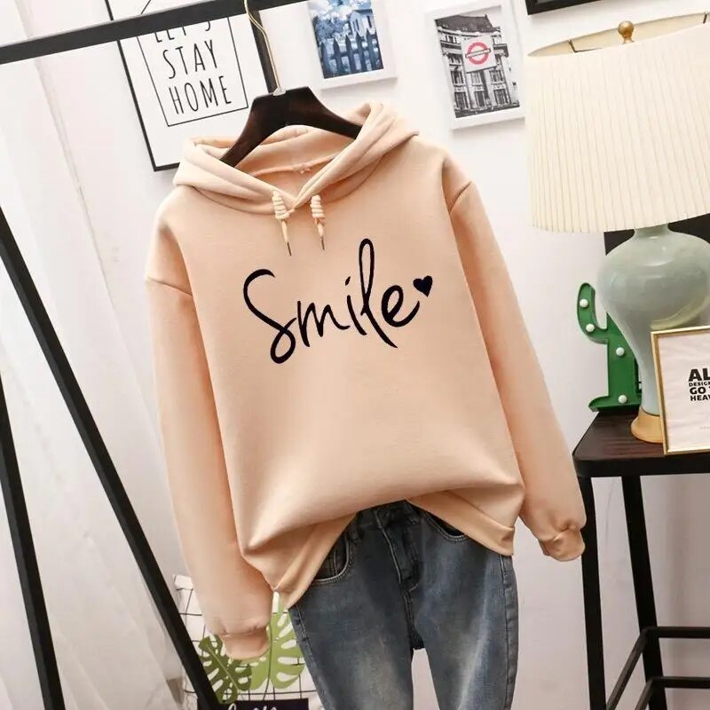 Ghislaine Loose Fit Smile Hoodie