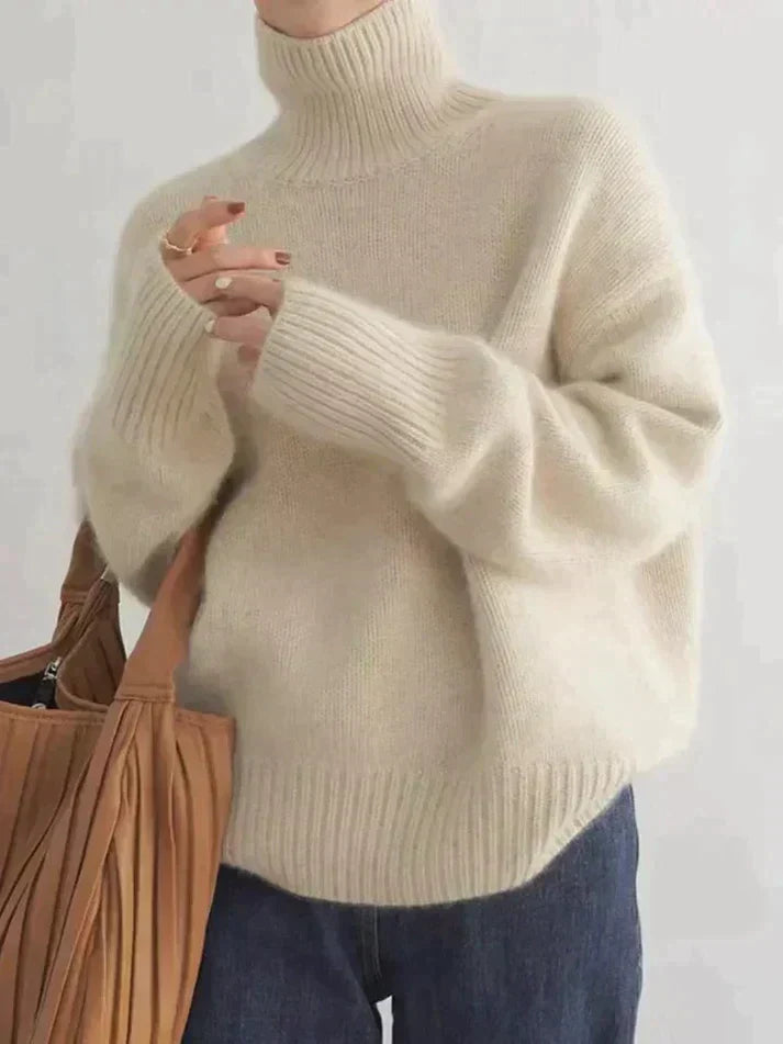 Tamina Oversized Wide Sleeve Turtleneck Sweater