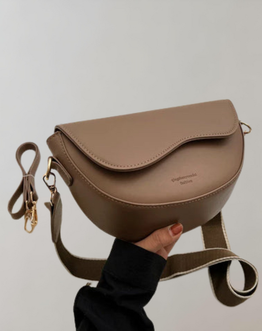 Selinda Half Moon Flap Shoulder Bag