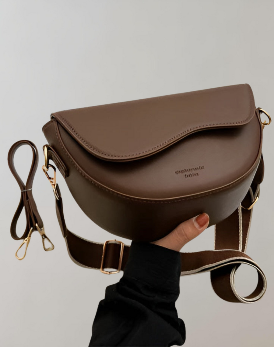 Selinda Half Moon Flap Shoulder Bag