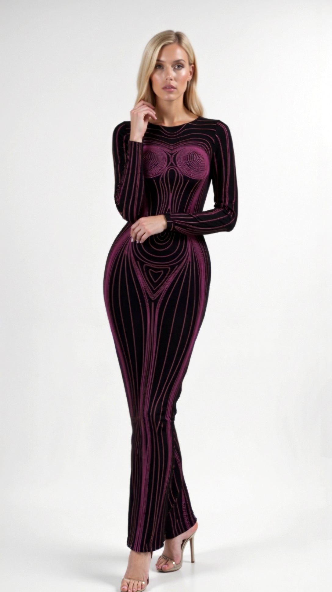 Xiomara Bodycon Maxi Dress