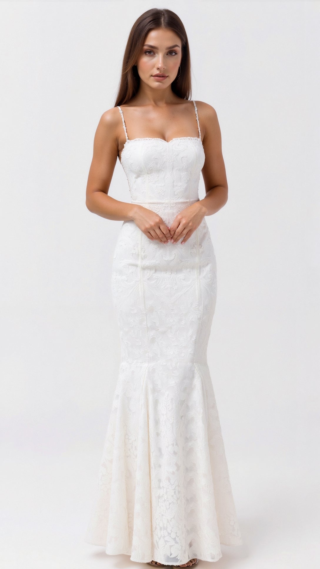 Ysolde Lace Up Maxi Dress