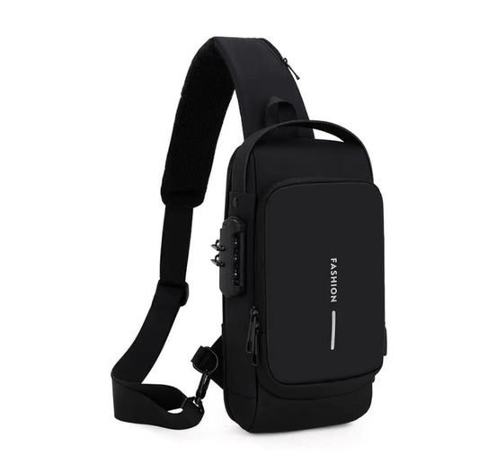 Senta Anti Theft Crossbody Sling Bag with USB Port