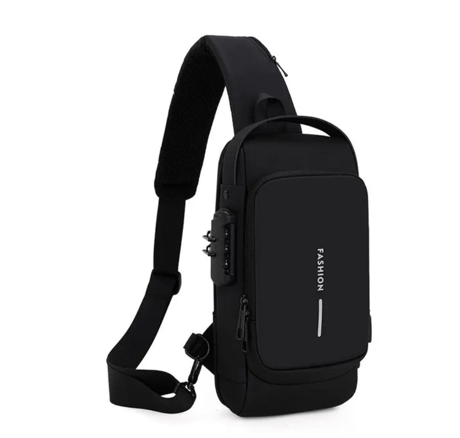 Senta Anti Theft Crossbody Sling Bag with USB Port