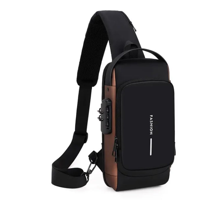 Senta Anti Theft Crossbody Sling Bag with USB Port