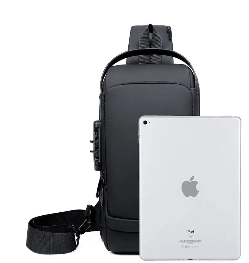 Senta Anti Theft Crossbody Sling Bag with USB Port