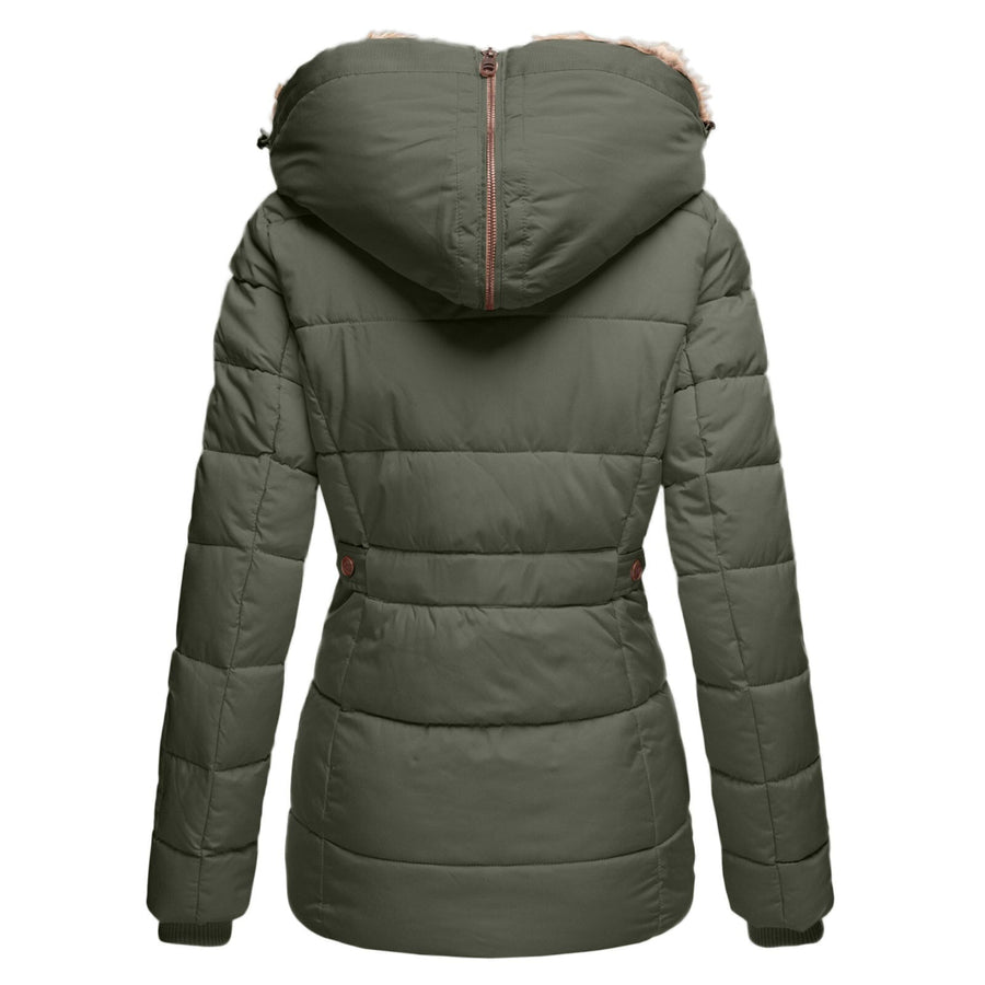 Noreen Quilted Jacket with Faux Fur Lined Hood
