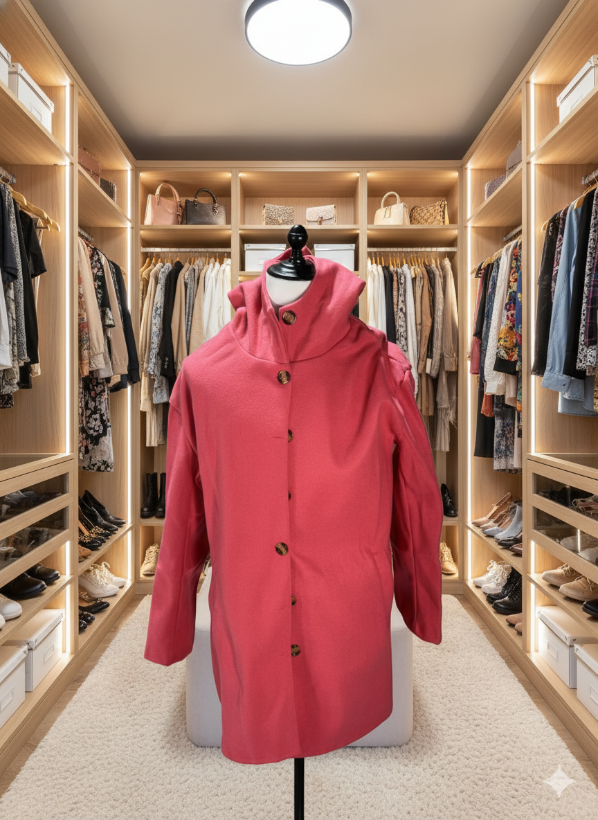 Marzia Solid Windbreaker Jacket