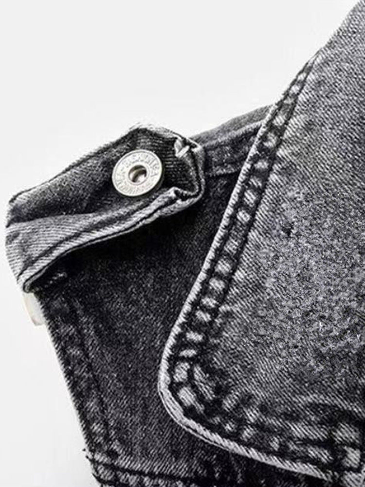 Ilsa Denim Vest with Pockets