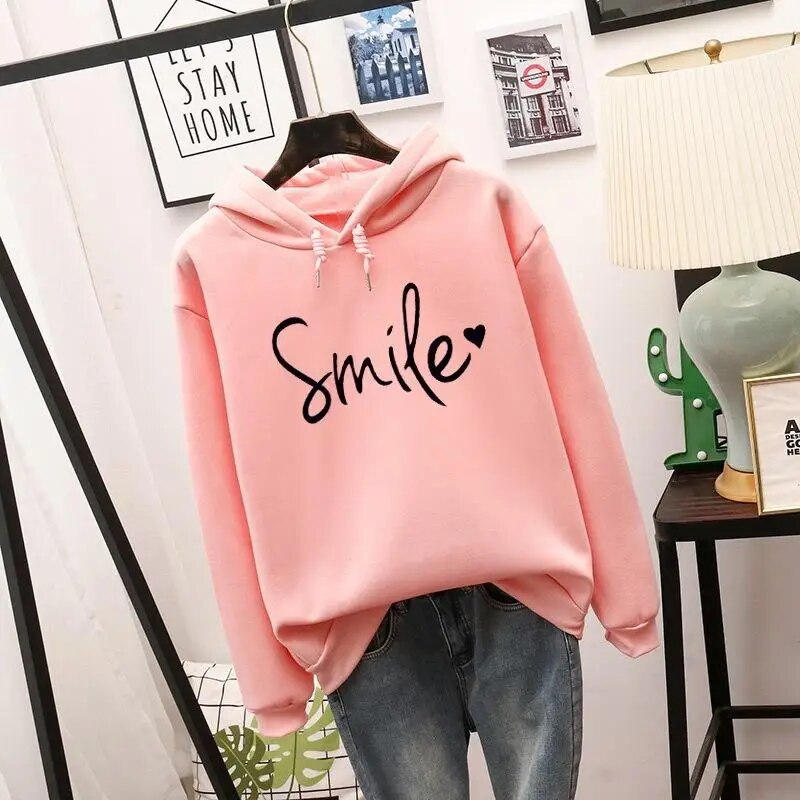 Ghislaine Loose Fit Smile Hoodie