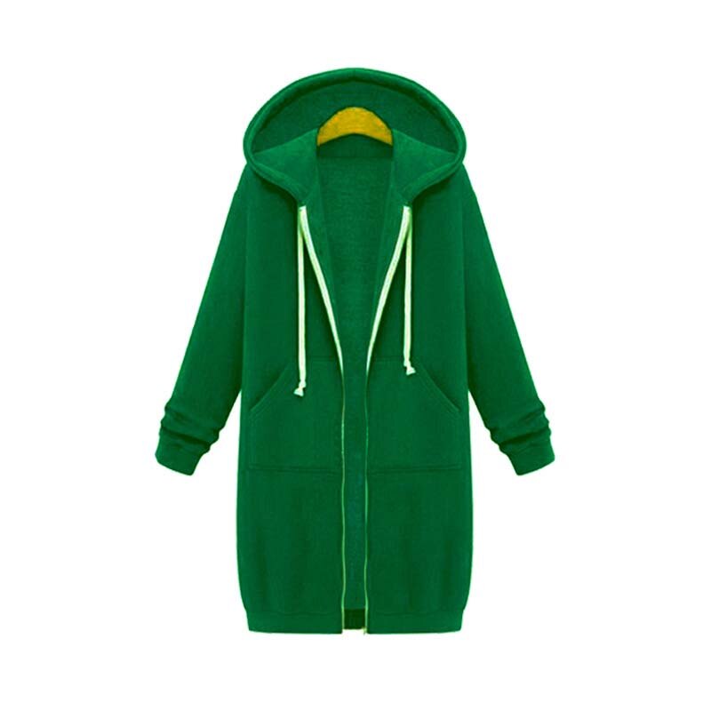 Gesa Long Zip Up Hoodie