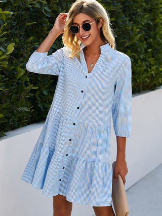 Tuva - Light Blue Summer Dress