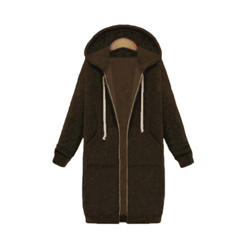 Gesa Long Zip Up Hoodie