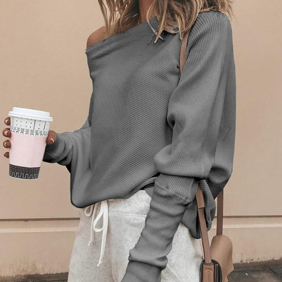 Griet Soft Off Shoulder Sweater