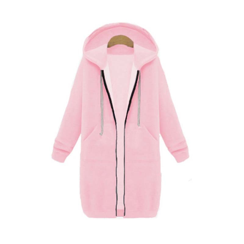 Gesa Long Zip Up Hoodie